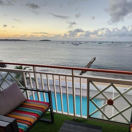 Beau Duplex Vue Mer Avec Piscine Et Acces Plage Marigot  Exteriör bild