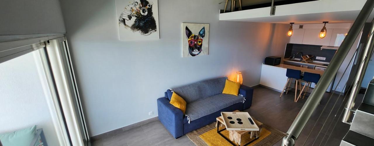 Beau Duplex Vue Mer Avec Piscine Et Acces Plage Marigot  Exteriör bild